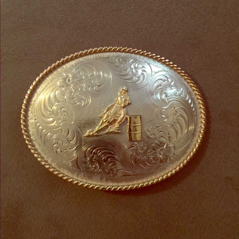 Montana Silversmith Barrel Racer Belt Buckle